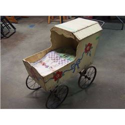 Wood Doll Carriage