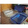 Image 1 : Glass Baking Dishes (3) W/ Covers (2)