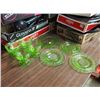 Image 1 : Lot Of Green Glass Dishware