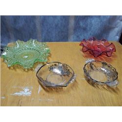 Ornate Glass Dishware (4)