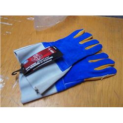 BDG Welding Utility Series Workgloves, Split Leather Cowhide, 11 Pairs