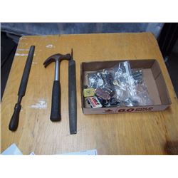 Lot Of Keys, Hammer, Files