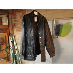 Protocol Thinsulate Tall/Long 42-44 Black Leather Jacket