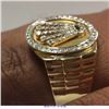Image 2 : 14K GOLD MEN'S DIAMOND CROWN RING