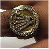 Image 3 : 14K GOLD MEN'S DIAMOND CROWN RING