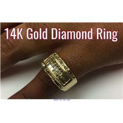 14K GOLD DIAMOND RING
