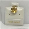 Image 1 : #7-10KT YELLOW GOLD CITRINE PENDANT