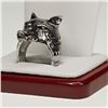 Image 1 : #14-STAINLESS STEEL WOLF MEN'S RING