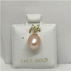 #20-14KT YELLOW GOLD FRESHWATER PEARL &