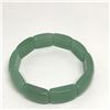Image 1 : #29-GENUINE GREEN JADE FLEXIBLE BRACELET