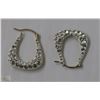 Image 1 : #36-10KT YELLOW GOLD CUBIC CRYSTAL EARRINGS