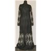 Image 1 : ONAYAYA BLACK LACE OVERLAY  DRESS