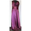 Image 1 : WINE COLOUR HALTER TOP DRESS SIZE UNKNOWN