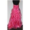 Image 2 : HOT PINK SIZE 14 SEQUINED STRAPLESS GOWN