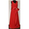 Image 1 : RED BIG BOW DRESS SIZE UNKNOWN