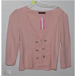 COLOURS BRAND PINK LONG SLEEVE SHIRT SIZE XL
