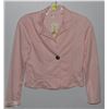 Image 1 : PINK LONG SLEEVE BLAZER SIZE MEDIUM