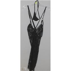 BLACK ROMANCE OUTFIT WITH THONG SIZE UNKNOWN