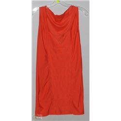 ORANGE SLEEVELESS SHORT DRESS SIZE UNKNOWN