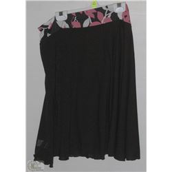 BLACK DRESS WITH COLOURFUL BAND SIZE UNKNOWN