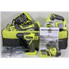 Image 1 : NEW RYOBI 12V CORDLESS TOOL SET IN CARRY CASE