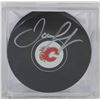 Image 1 : JAROME IGINLA SIGNED CALGARY FLAMES PUCK WITH COA