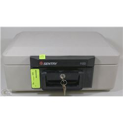 SENTRY 1100 SAFE WITH KEY