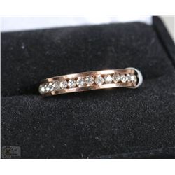 NEW LADIES CZ RING SZ 8