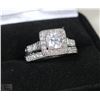 Image 1 : NEW LADIES CZ ENGAGEMENT RING PAIR