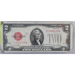 1928 "G"  $2 DOLLAR AMERICAN RED SEAL NOTE