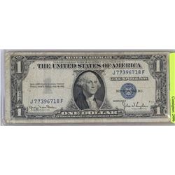 1935"D" $1 DOLLAR USA SILVER CERTIFICATE