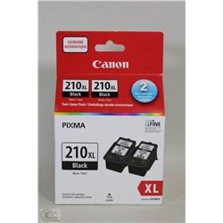 NEW PACK OF 2 CANNON INK CARTRIDGES