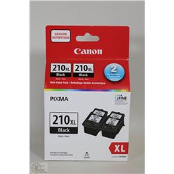 NEW PACK OF 2 CANNON INK CARTRIDGES