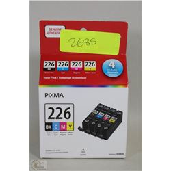 NEW PACK OF 4 CANNON INK CARTRIDGES