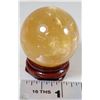 Image 1 : #12-NATURAL CITRIN SPHERE CRYSTAL HEALING BALL