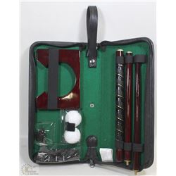 BRAND NEW PUTTER KIT IN LEATHER CASE