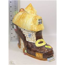 ITALY HOUSE SHOE COOKIE JAR