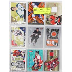 SHEET OF 9 COLLECTIBLE HOCKEY CARDS INCL.
