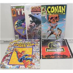 ASSORTMENT OF COMIC BOOK COLLECTIBLES INCL
