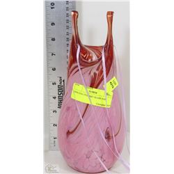 HANGING PNK ART GLASS VASE