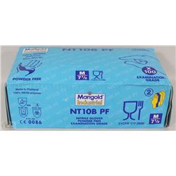 BOX OF NITRILE GLOVES SIZE MEDIUM