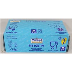 BOX OF NITRILE GLOVES SIZE MEDIUM