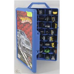 HOT WHEELS CASE FULL WITH ASSORTED  DIE CAST CARS