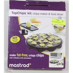 NEW TOP CHIPS KIT MAKER AND FOOD SLICER.MAKES FAT