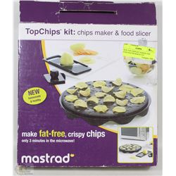 NEW TOP CHIPS KIT MAKER AND FOOD SLICER.MAKES FAT