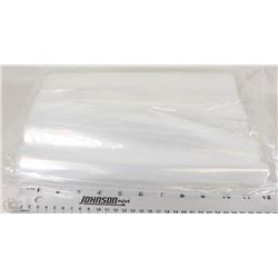 BAG OF 12X15" COMMERCIAL GRADE PLASTIC ZIP-UP BAGS