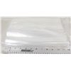 Image 1 : BAG OF 12X15" COMMERCIAL GRADE PLASTIC ZIP-UP BAGS