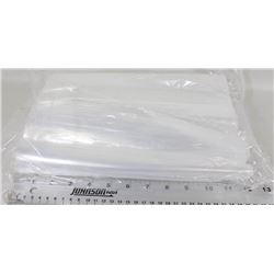 BAG OF 12X15" COMMERCIAL GRADE PLASTIC ZIP-UP BAGS