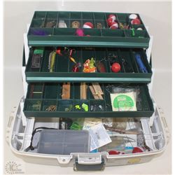 FISHING TACKLE BOX WITH ALL CONTENTS