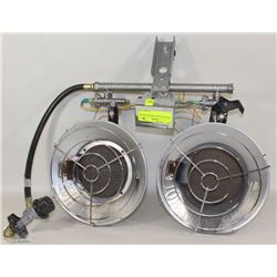 DOUBLE HEADED PROPANE HEATER
